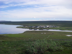 A view of Toolik Field Station, Alaska. Photo by Catherine Campbell.