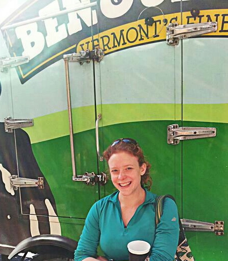 Amy at Ben and Jerry’s® truck