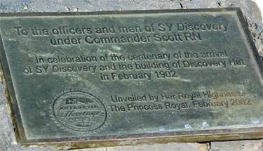 hut plaque