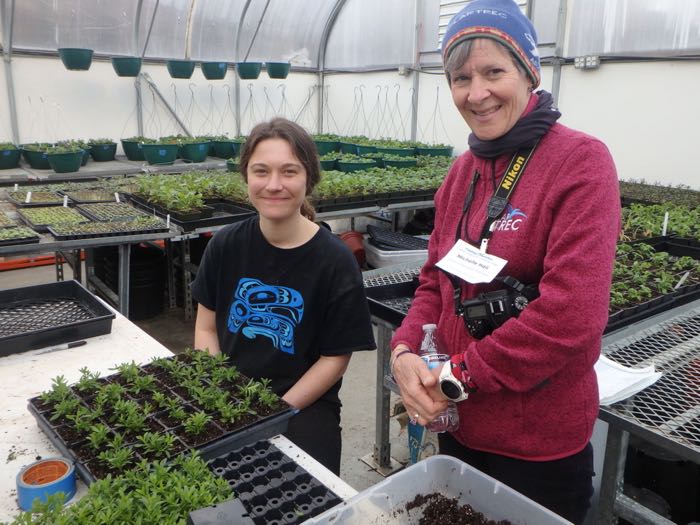 Michelle Hall and Emily Kutz Chena Fresh Greenhouse