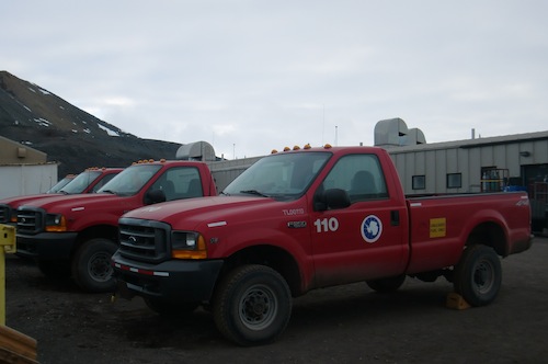 Another view of McMurdo at midnight.