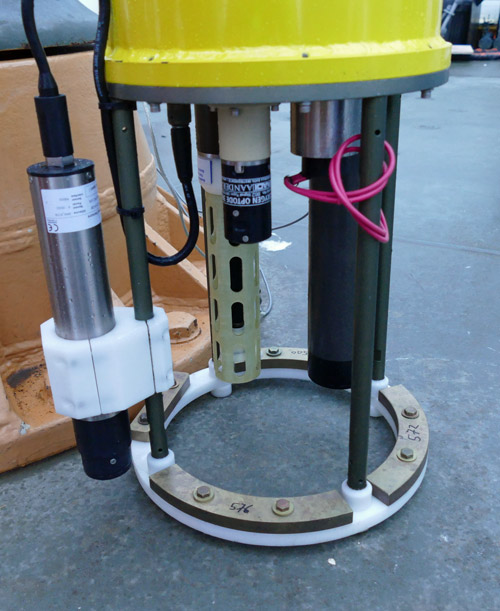 CTD &amp; Visual Radiometer on Allen Float 