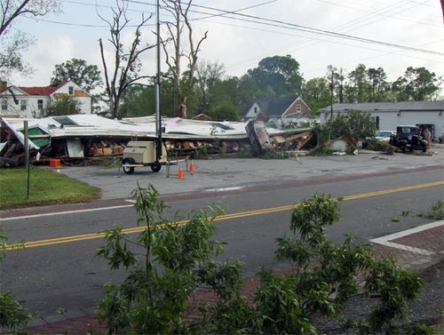 Variety store after the tornado