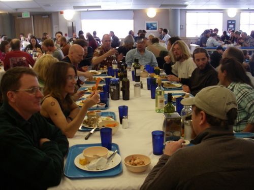 Thanksgiving dinner in Antarctica.