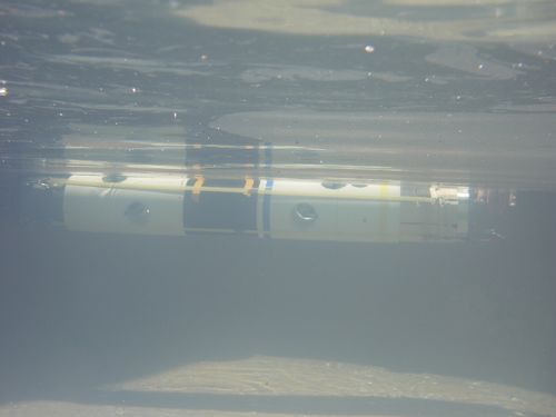 A picture of SCINI under the water.