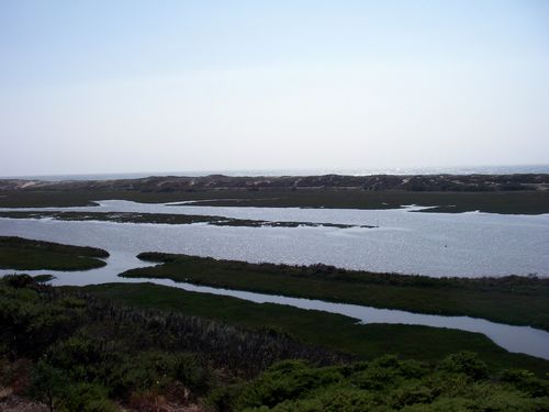 The view from Moss Landing Marine  Laboratories.