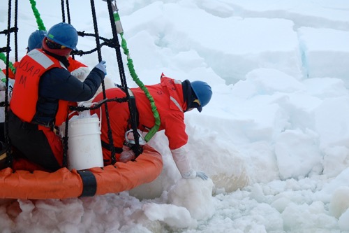 Sea ice samples