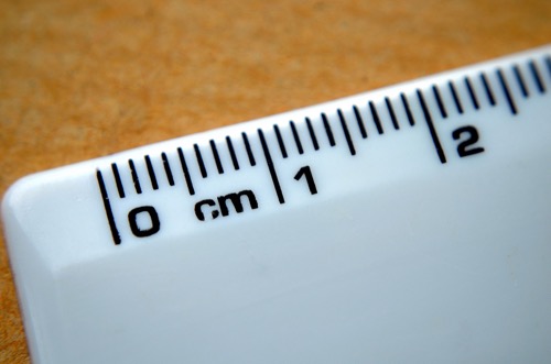 Metric ruler