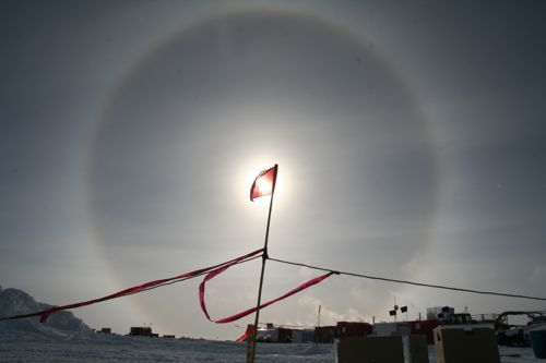 Sun halo!