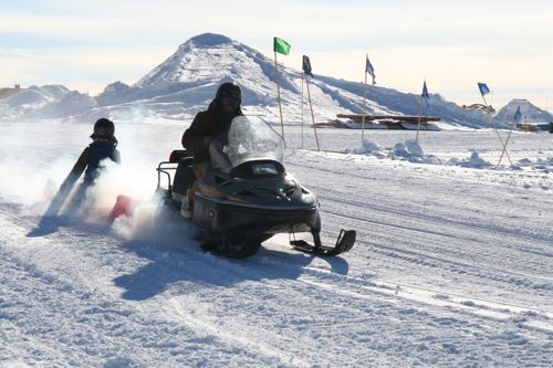 Snowmobile taxi redux!