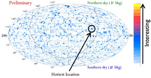 Sky mapped out with neutrinos