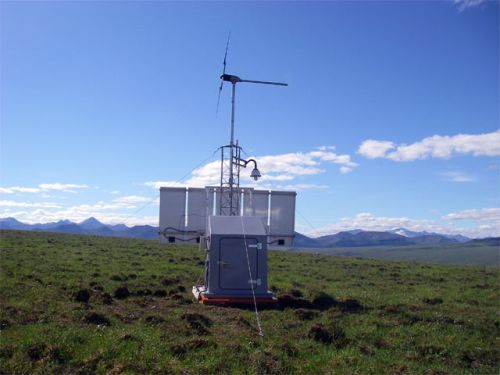 Dry Heath/Tussock Power Tower on the Ridge.