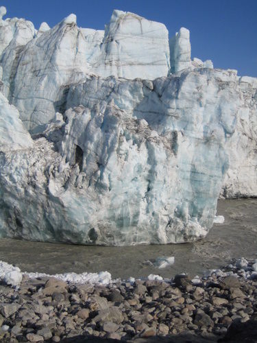 Ice cliff near Kangerlussuaq