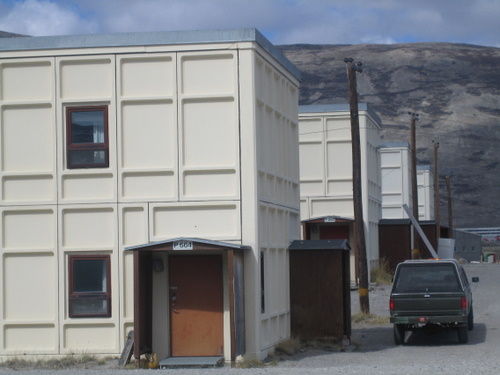 Back doors of the hotels