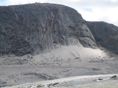 Erosion and glaciers carved this rock