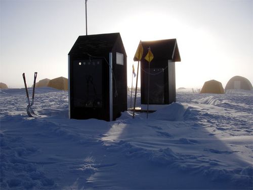 The Outhouses of Tent City