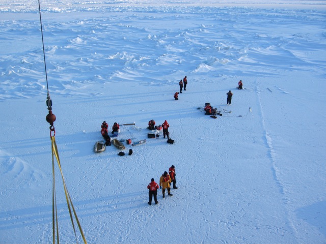 On the ice!