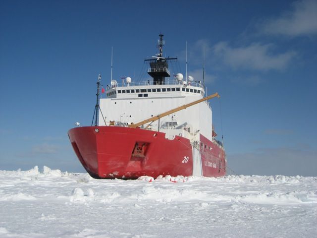 The Healy in the Bering Sea