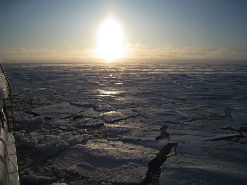 Sun on the Sea Ice