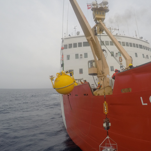 Yellow Buoy Hauled Aboard