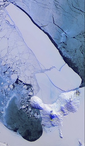 Iceberg 15A Blocking McMurdo Sound