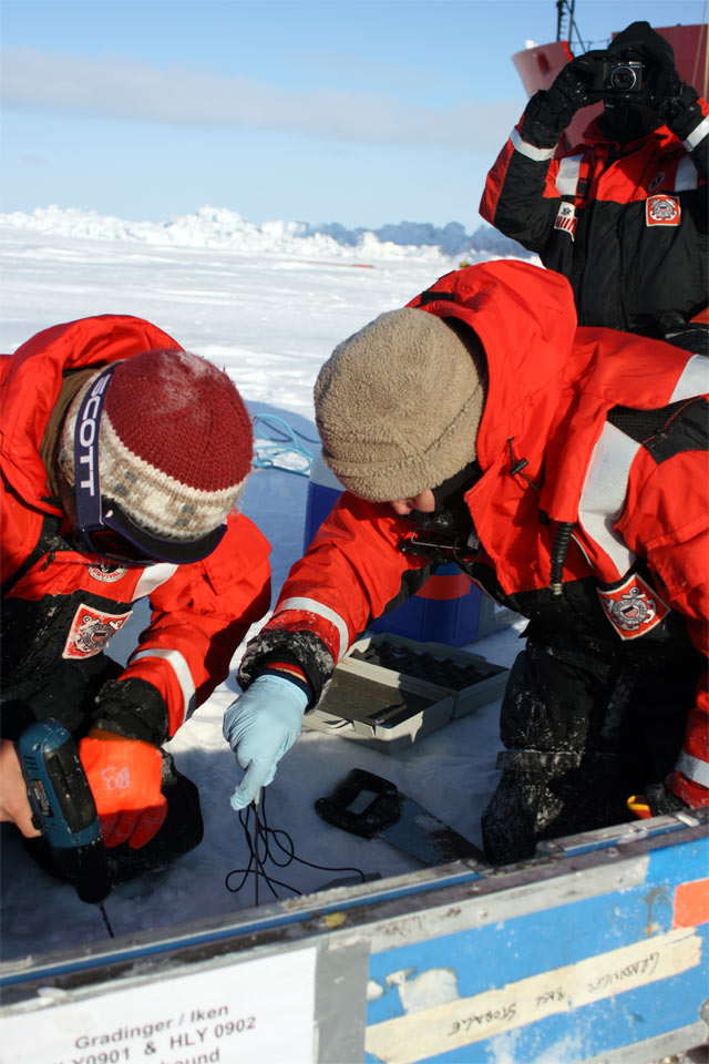 Temperature Measuring (taken by Marisa Guarinello)