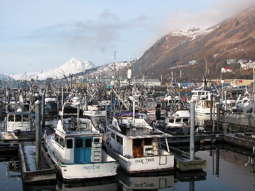 At the docks in Kodiak