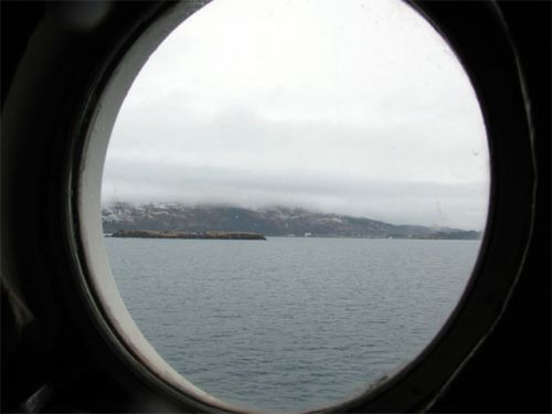 Porthole from my berth