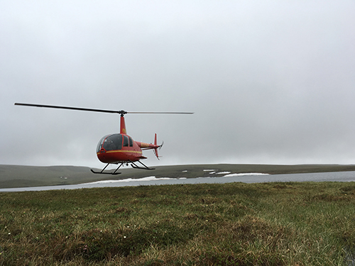 Flying to Wolverine Lake