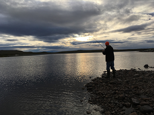 Greg Hill fishing