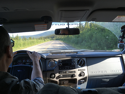 Inside Truck