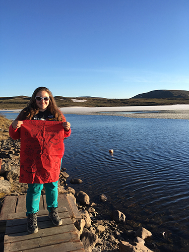 Toolik Lake with Campos&#39; sign