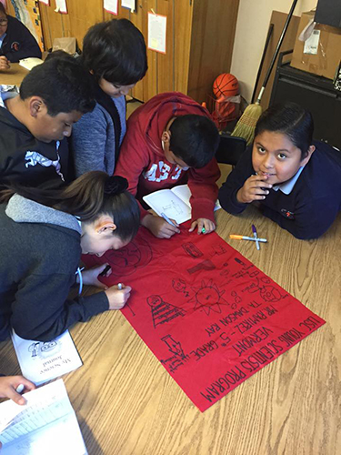 Polar Banner at Vermont Elementary