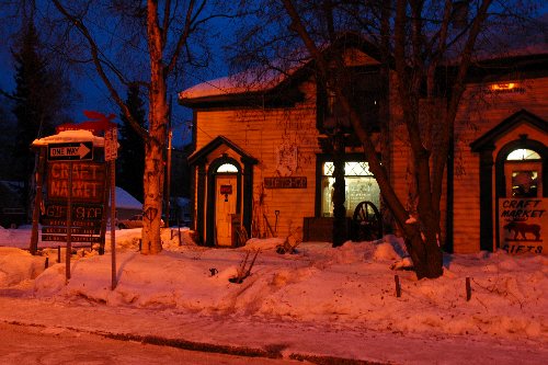 Craft store in downtown Fairbanks