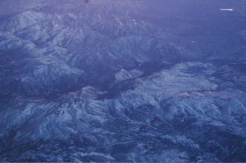 Ahhh the mountians of Alaska. Birds eye view.