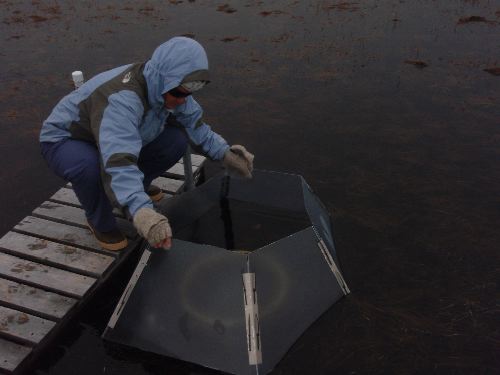 Placing the Open Top Chamber - OTC