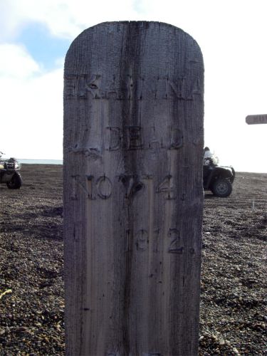 1900's Gravestone Out By Nuvuk