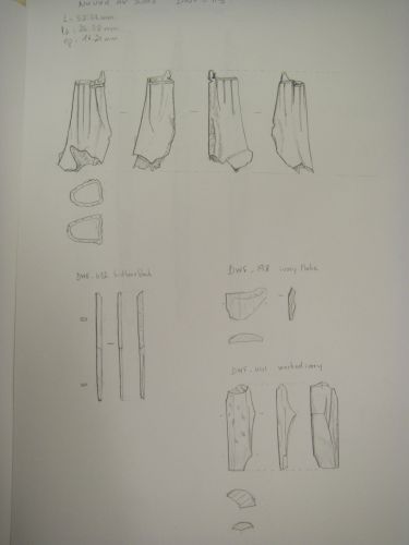 I work with my students and &quot;inspire&quot; them to sketch the objects they find when doing science or history activ