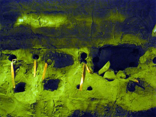 Ice Corings in the PermaFrost Tunnel