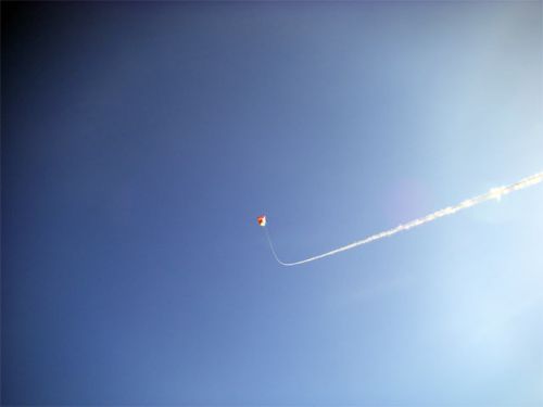 Kite on a Long String