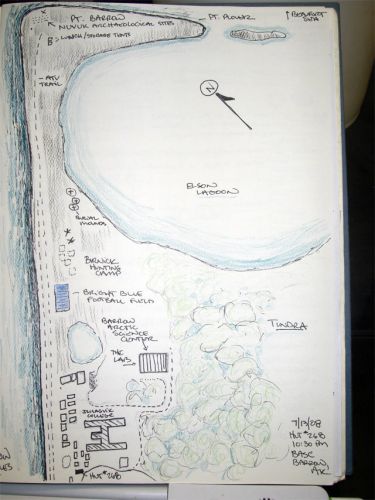 A Map of the BASC and Pt. Barrow Area