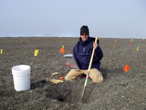 Me and My First Hole (aka Shovel Test Pit)