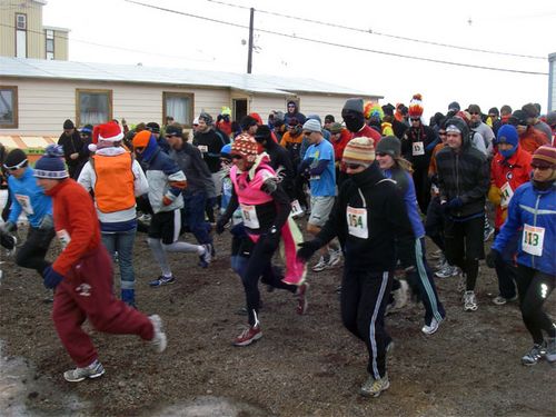 The 2009 Turkey Trot Race, Antarctica