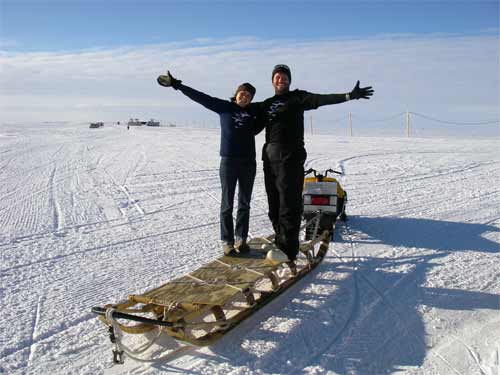 Heidi Roop with Gary Wesche