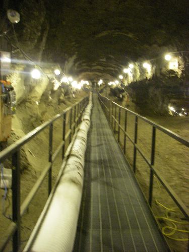 Inside the Permafrost Tunnel, Fairbanks AK