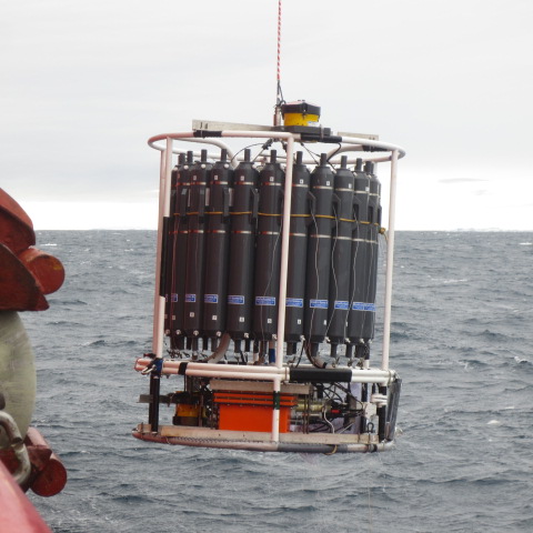 Our last mooring being deployed.