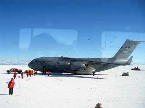 Our arrival at McMurdo