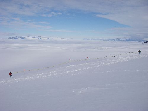 All 139 Flags On a Glacier