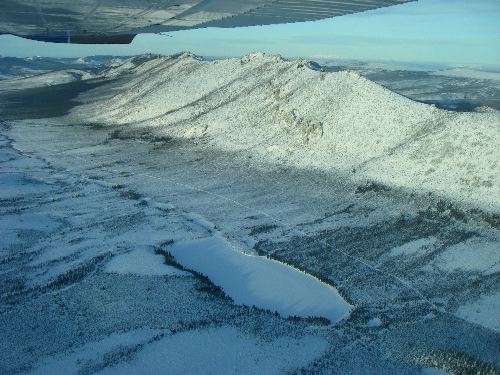 Part of the White Mountains near Fairbanks