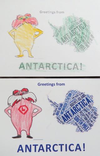 Flat Lorax Post Cards